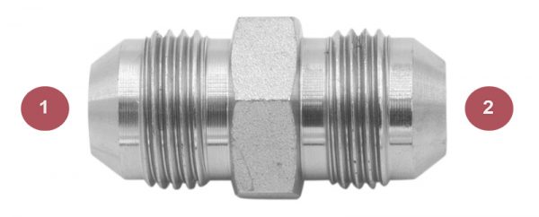 SF F42-10 CONNECTOR 5/8X5/8 SF