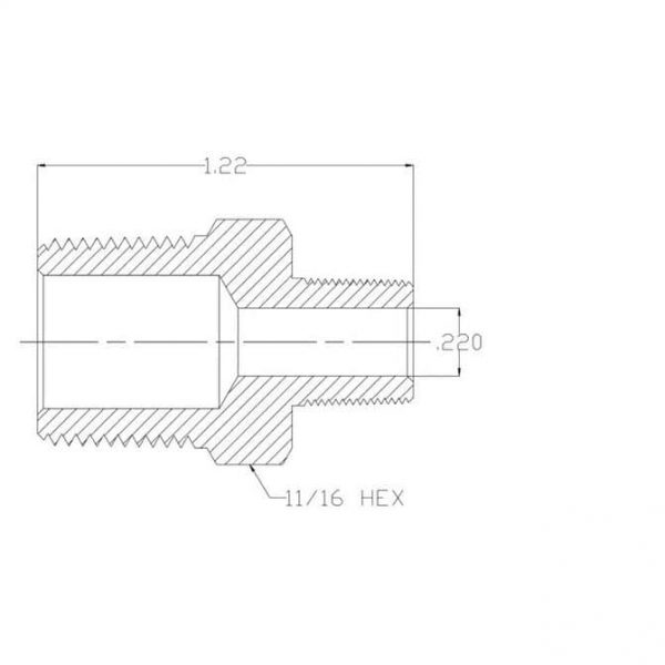 SF BP123-6-2 FITTI 3/8X1/8 SF