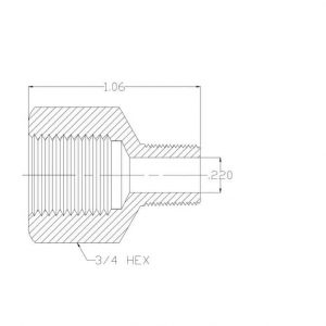 SF BP120-4-2 ADAPTER FITTI SF